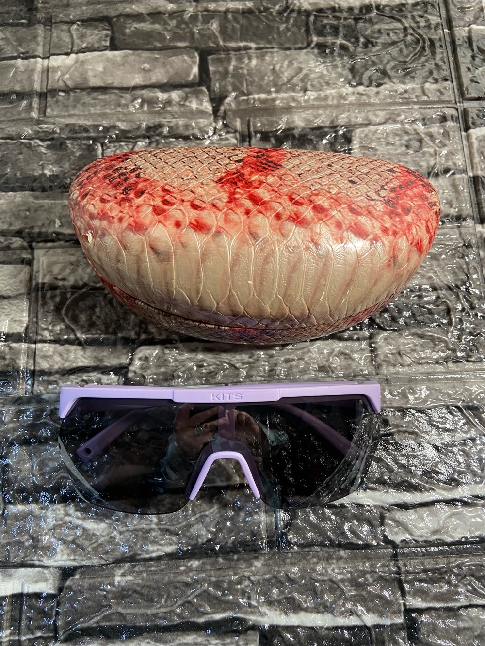 Kits Lavender PACE Wraparound Sunglasses